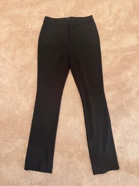 White House Black Market Black Straight Leg Pants